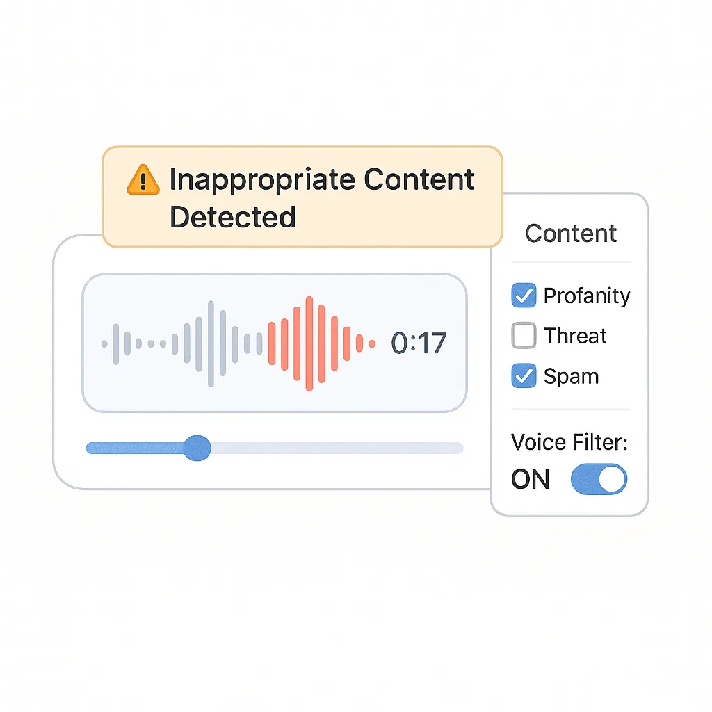 Inappropriate & Abusive Voice Filter
