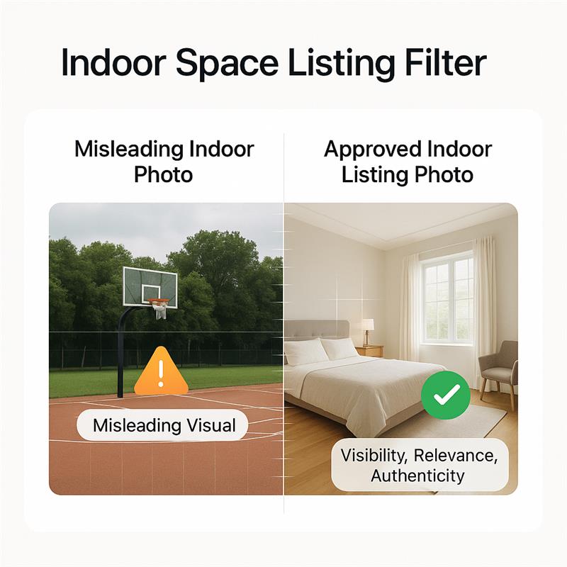 Indoor Space Listing Filter