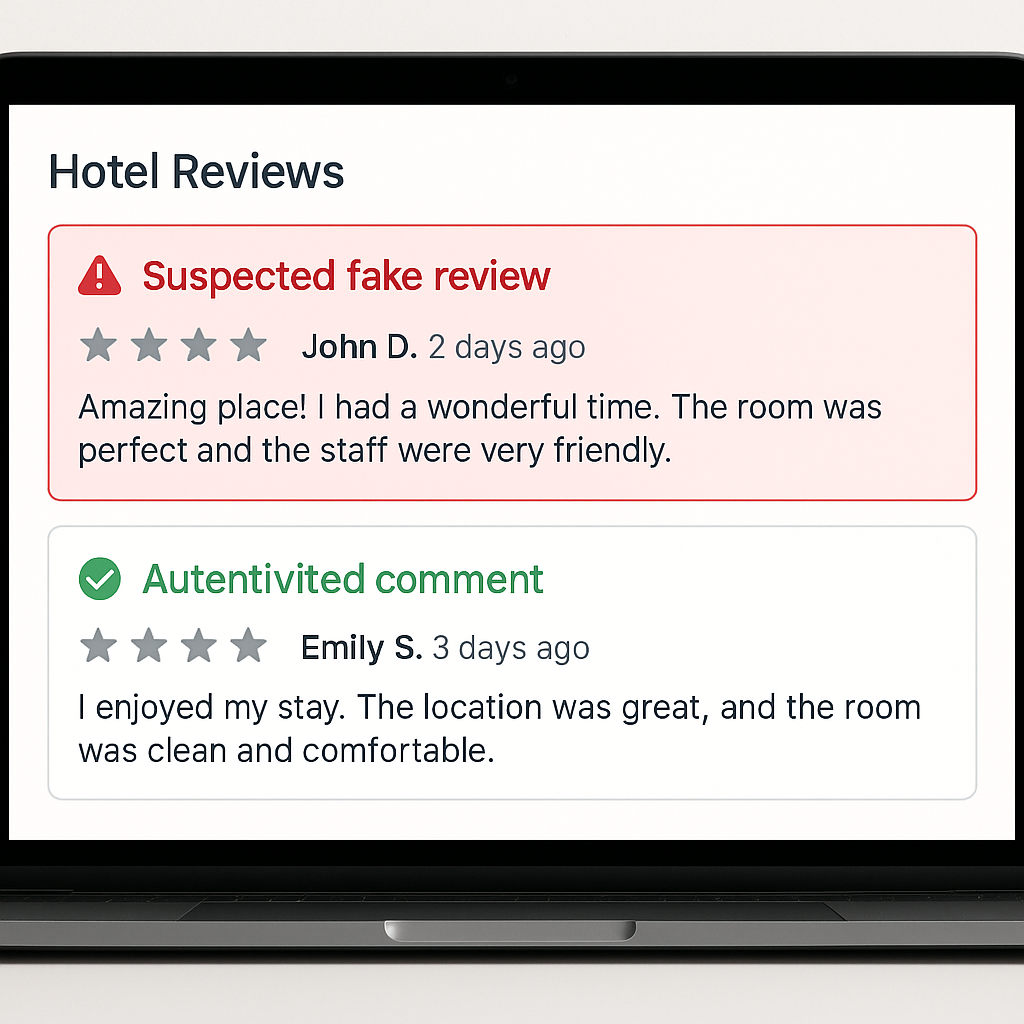 Fake Review Control