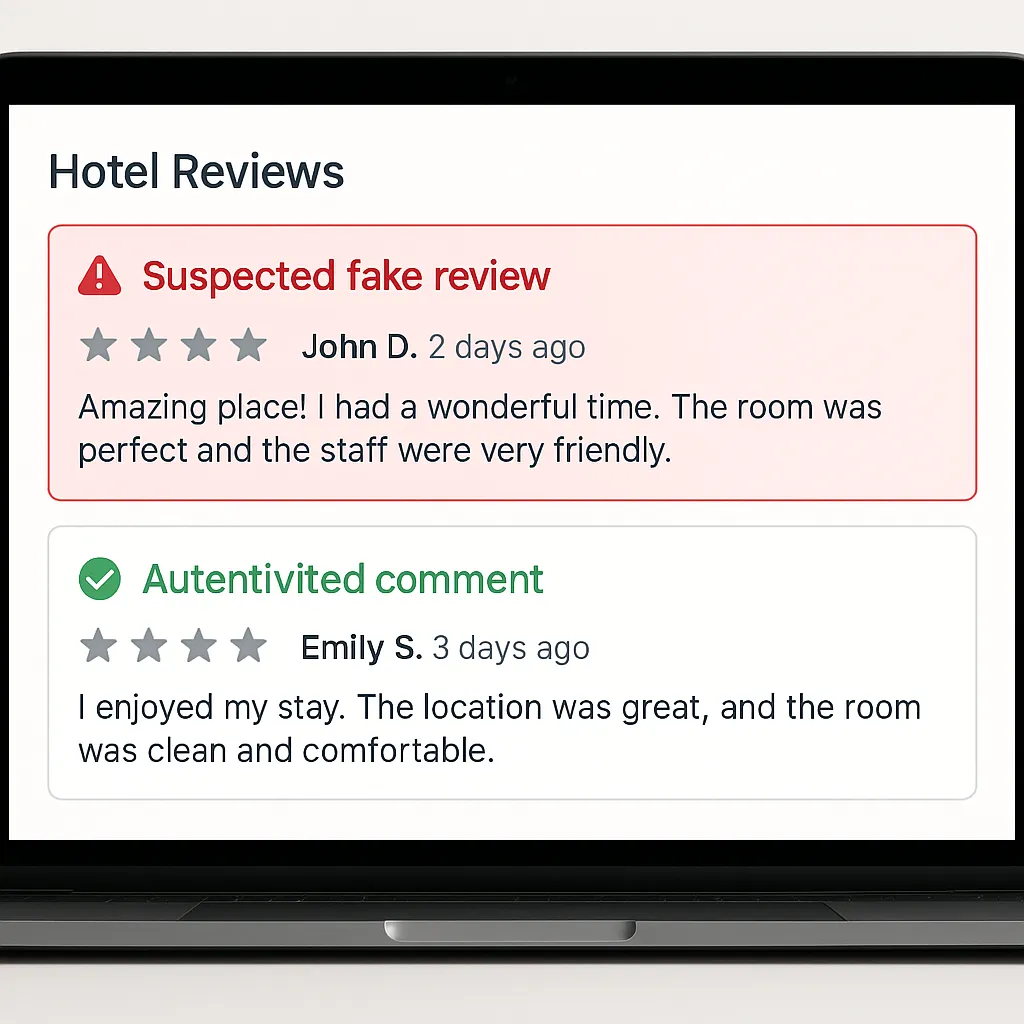 Fake Review Control