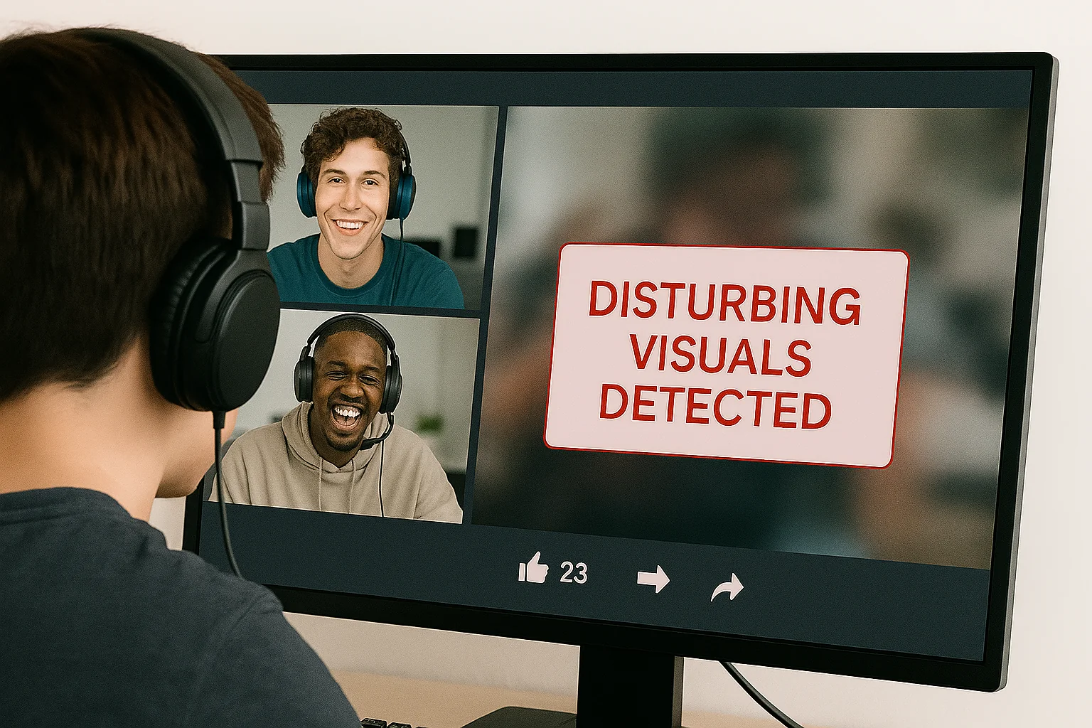 What Is the Disturbing Visual Filter?