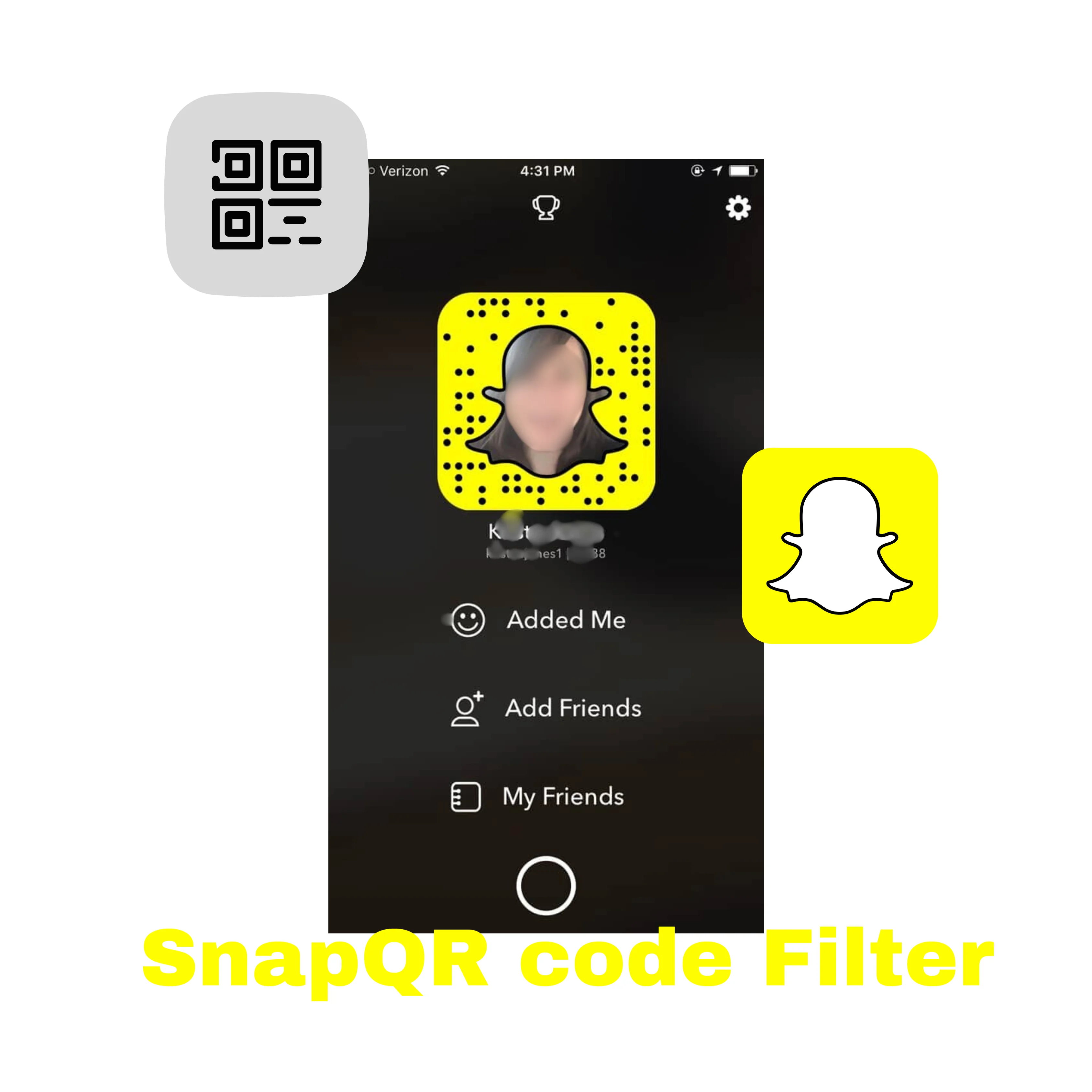 SnapCode QR Filter