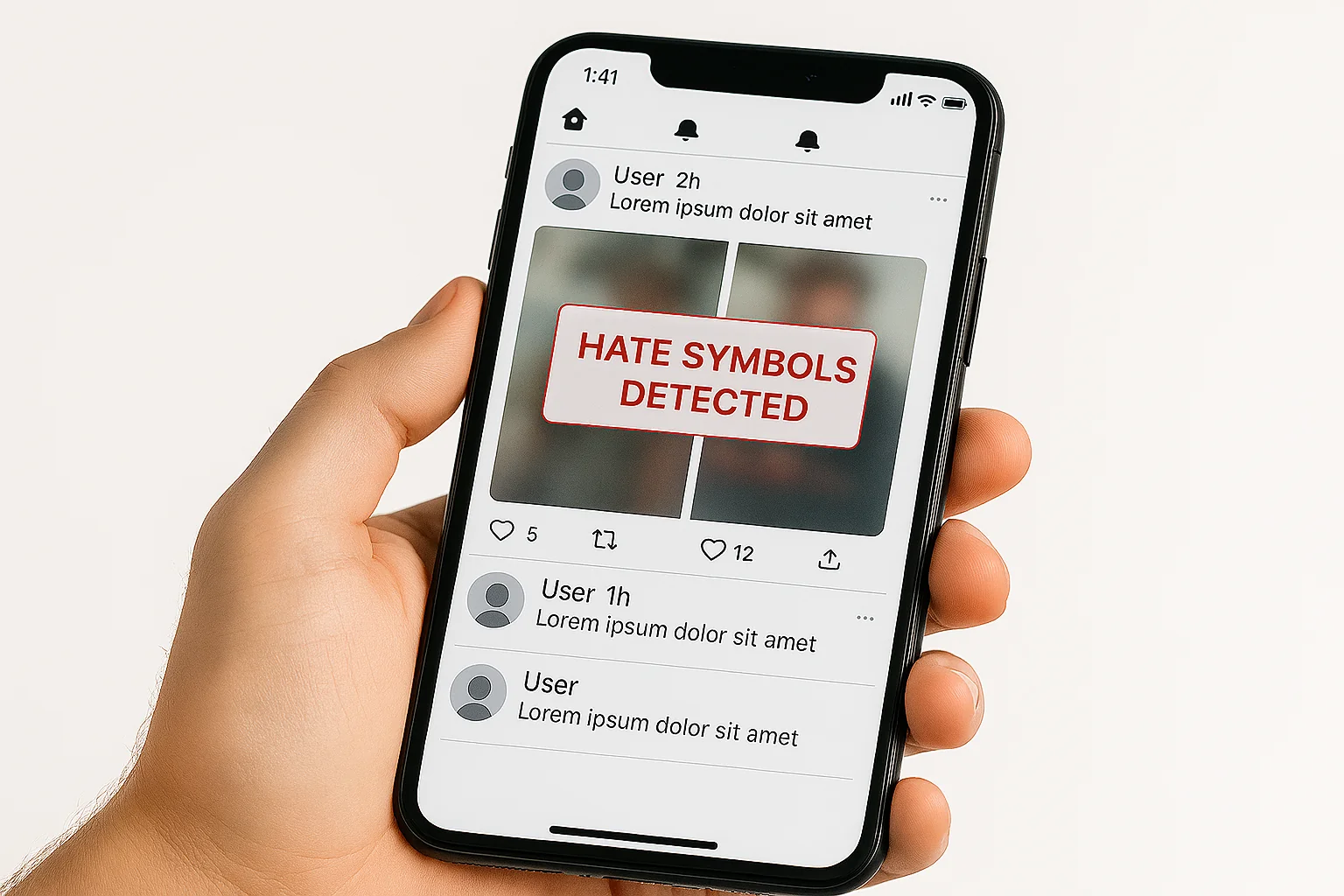 How Obscene Gestures and Hate Symbols Filter works?