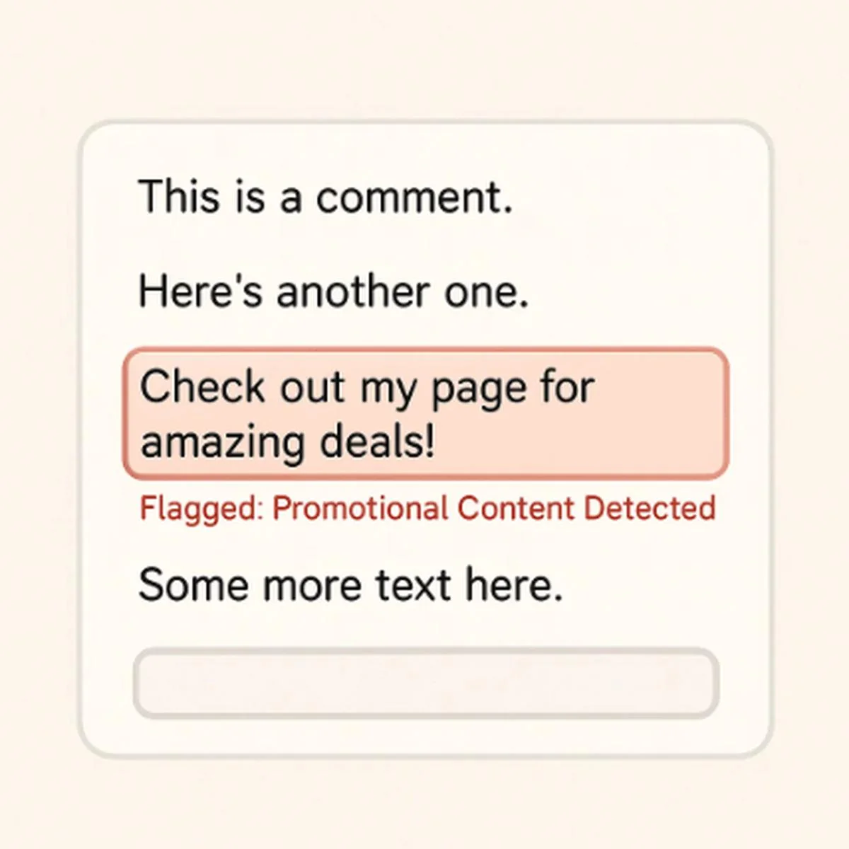 How Promotional Text Filter works